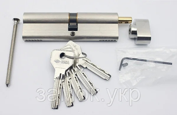 Cisa Asix 105мм 55х50 ключ/тумблер никель (Италия)