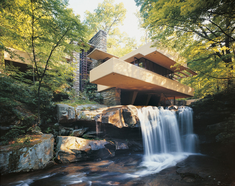 Фрэнк Ллойд Райт, «Дом над водопадом», Пенсильвания, США
