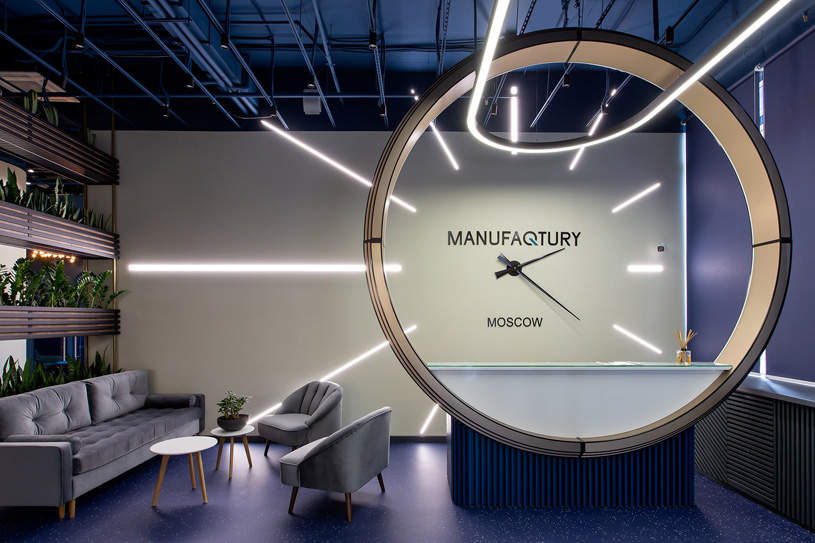 «Офисы класса А с сервисом коворкинга MANUFAQTURY». CNTEZ Architects