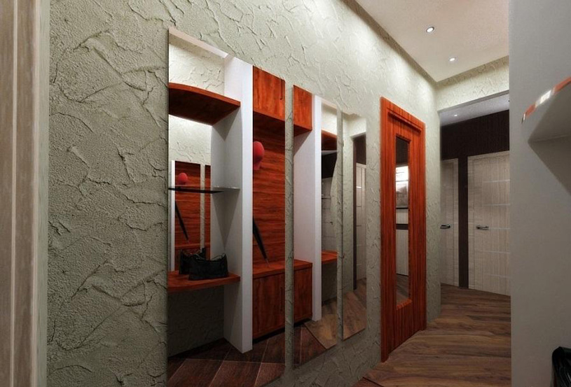 декоративная штукатурка в коридоре