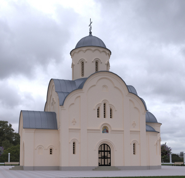 Православный храм в Джанкое. Архитектурно-Художественные мастерские Данилова монастыря