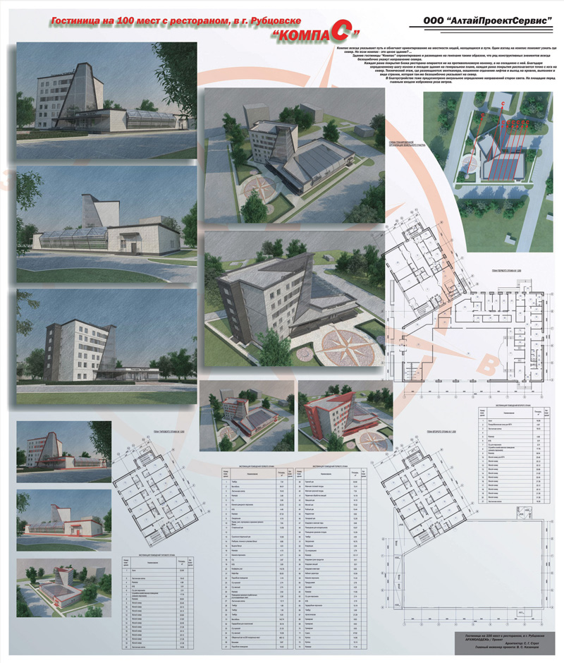 Гостиница на 100 мест с рестораном в Рубцовске | Архитектура и ...