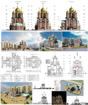 Православный храмовый комплекс в Новосибирске