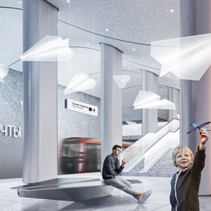 Станция Московского метрополитена «Остров Мечты» | UNK interiors