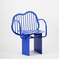 Стул "Shiny chair". Дизайнер: Максим Щербаков. Производитель: Supaform. 2020 г. Материалы: Нержавеющая сталь, порошковая покраска