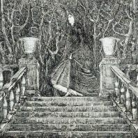 Фомин И.А. Женская фигура, спускающаяся по лестнице. 1910-е гг.