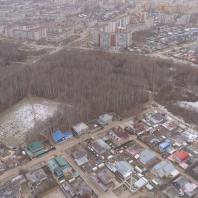 Фото территории парка «Тарханово» с дрона. 2019